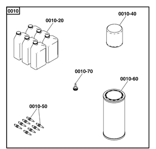Maintenance Diagram and Parts List for 6527-00  Briggs and Stratton Lawn Tractor Accessories